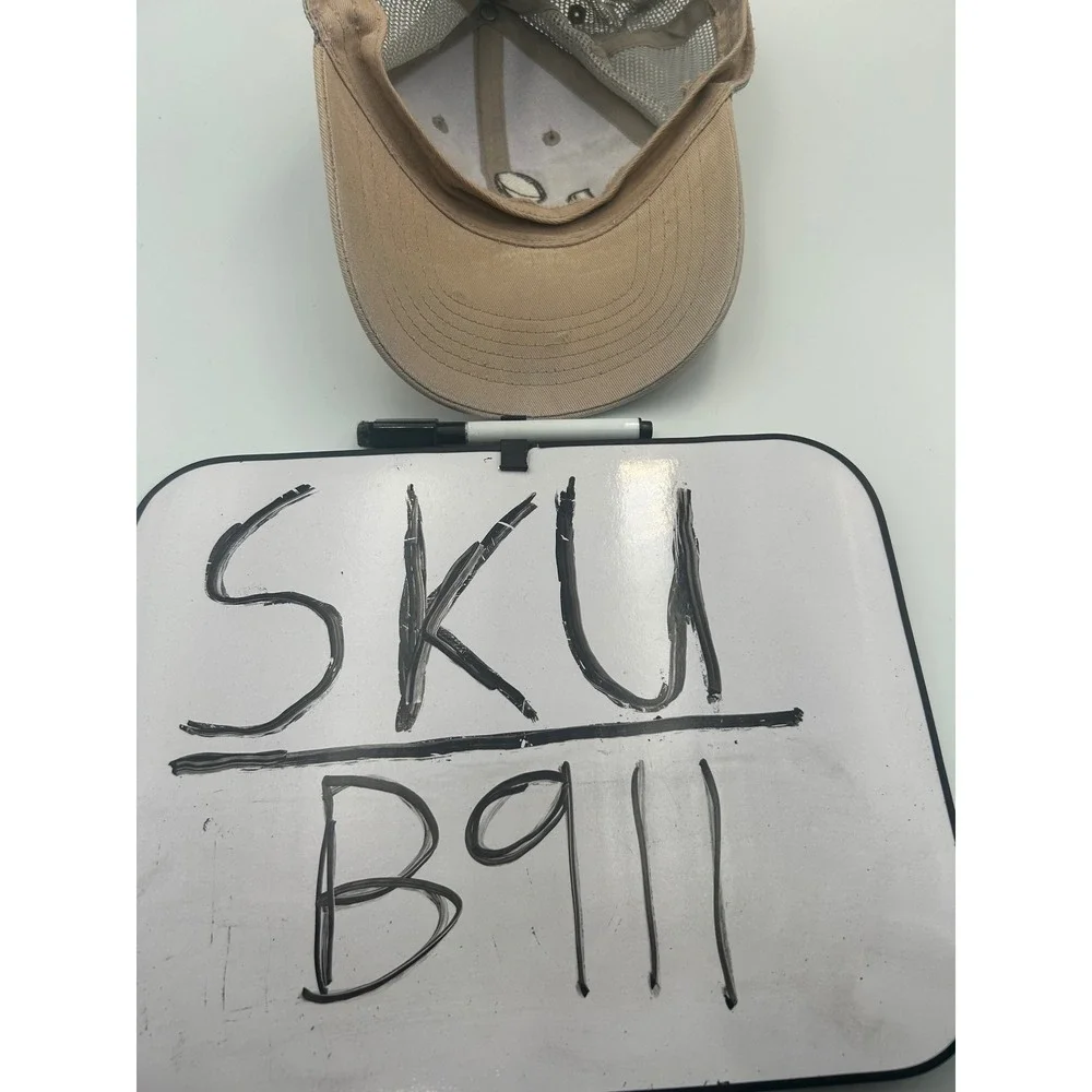 NFL Super Bowl LIV Trucker Hat Tan Grey Distressed Mesh Adjustable Cap